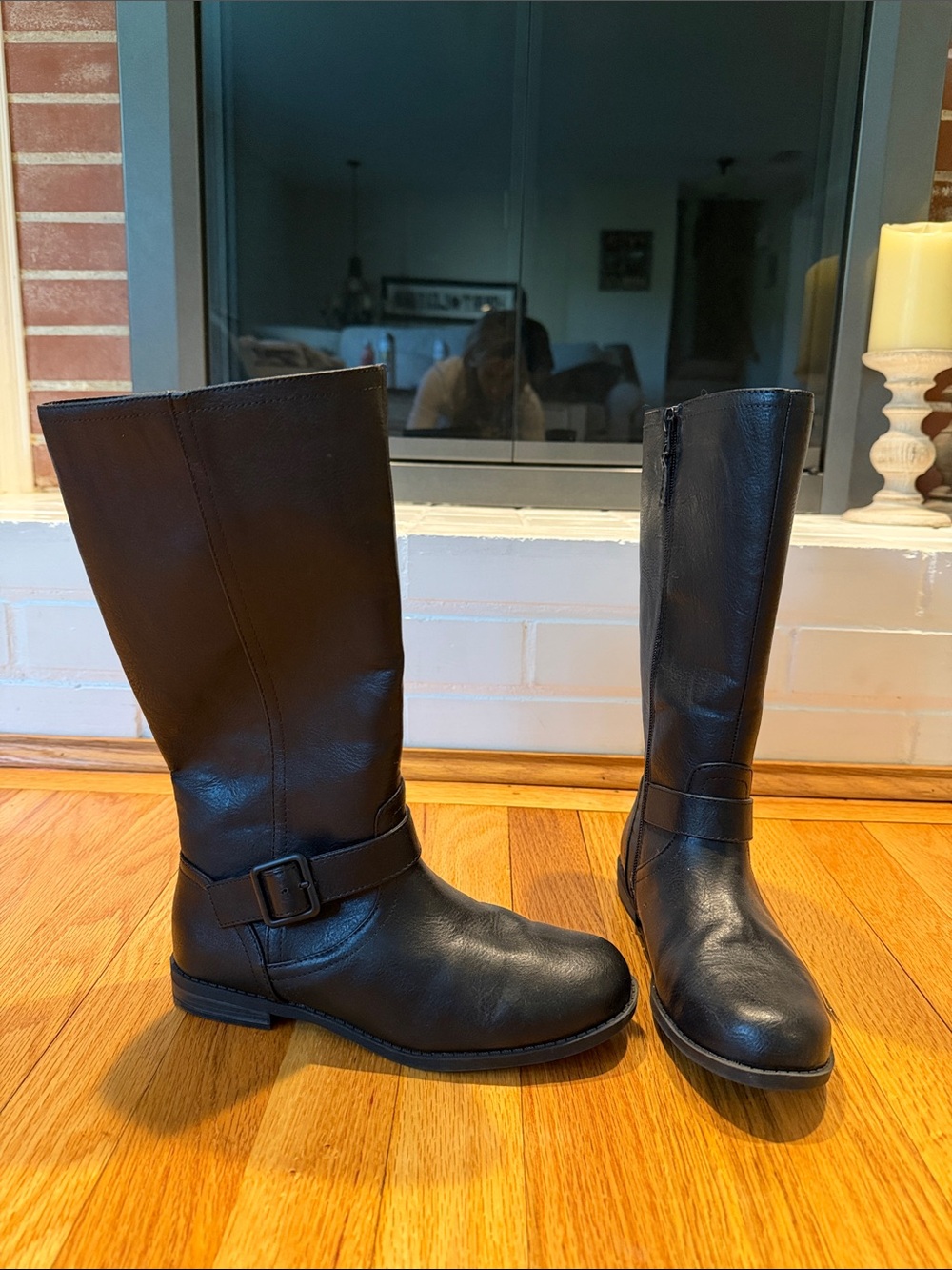 Kids Cat & Jack Riding Boots, Size 4